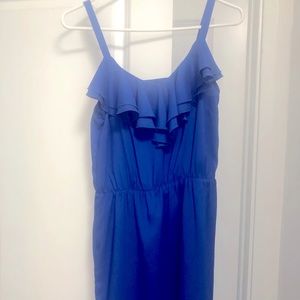 Gorgeous blue ruffle dress